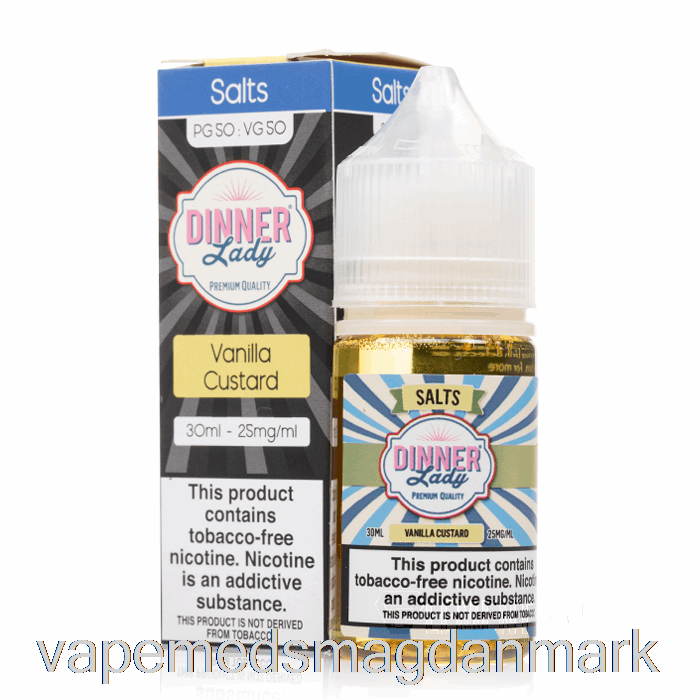 Vape Juice Vanilje Vanillecreme Salt - Vape Middag Dame - 30ml 50mg
